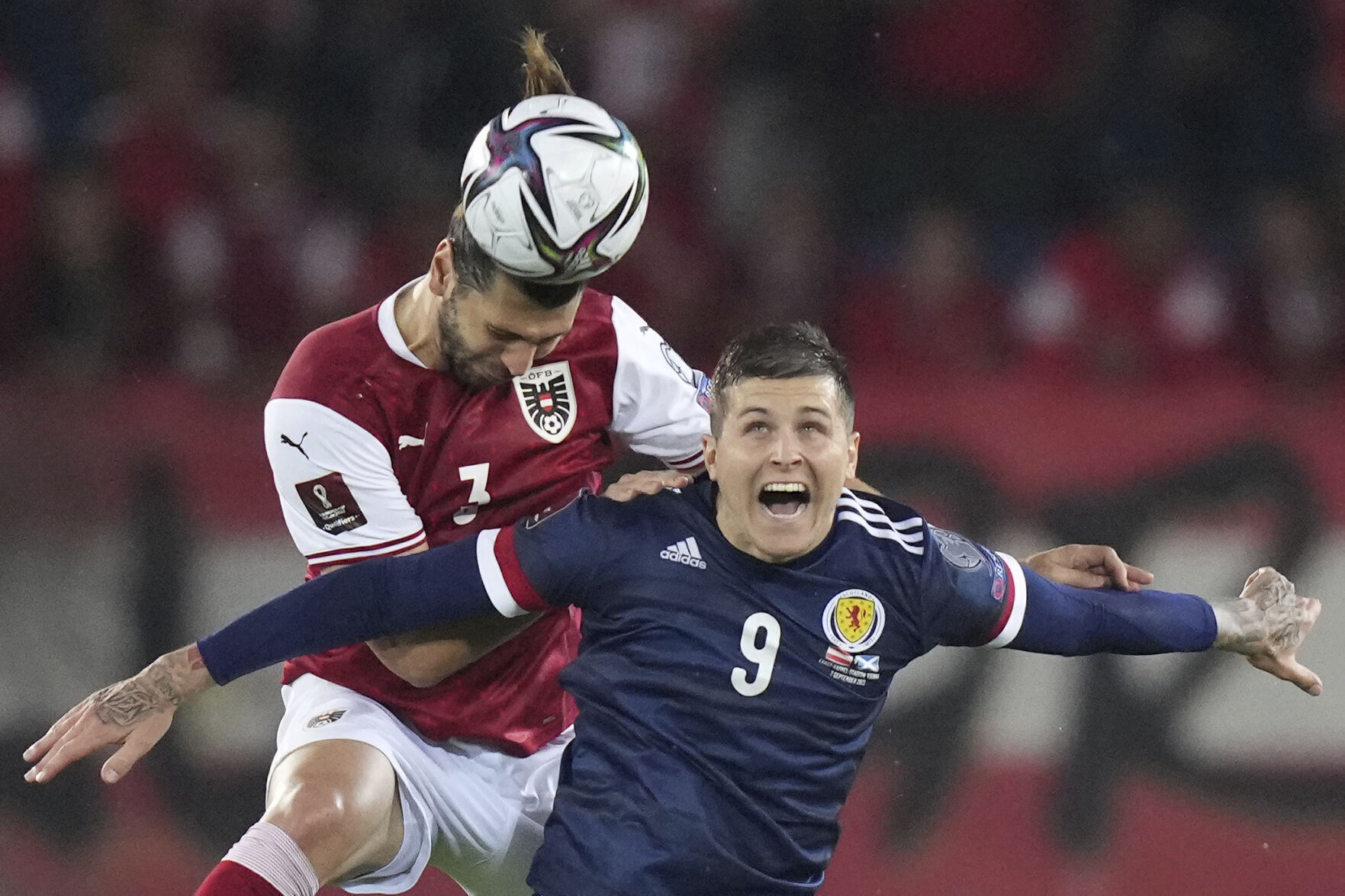 APTOPIX Austria Scotland WCup 2022 Soccer